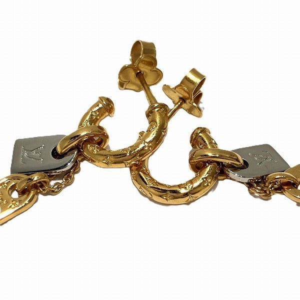Louis Vuitton Nanogram Planet Earrings M00607