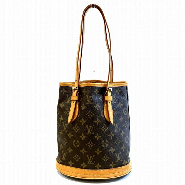 Louis Vuitton Monogram Petit Bucket Tote Bag