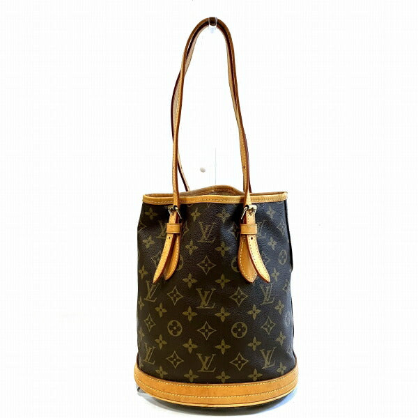 Louis Vuitton Monogram Petit Bucket Tote Bag
