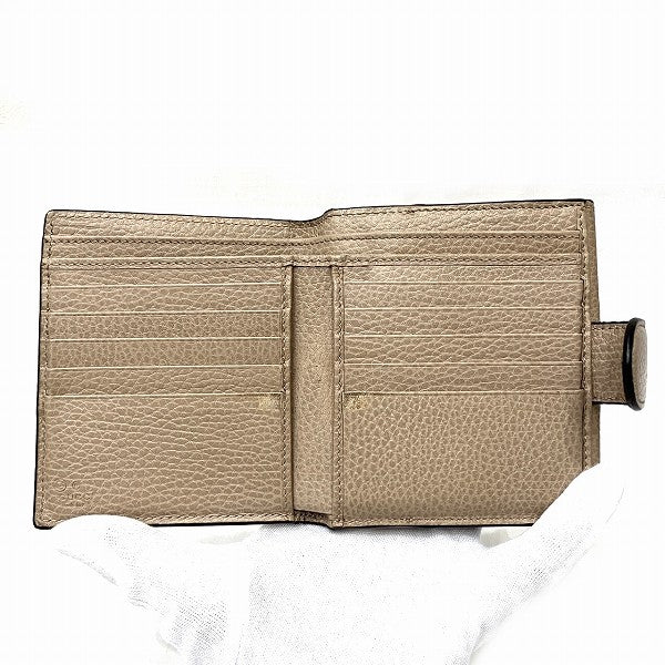 Luxury Gucci Trending 2025 Leather Double Flap Long Wallet 598167