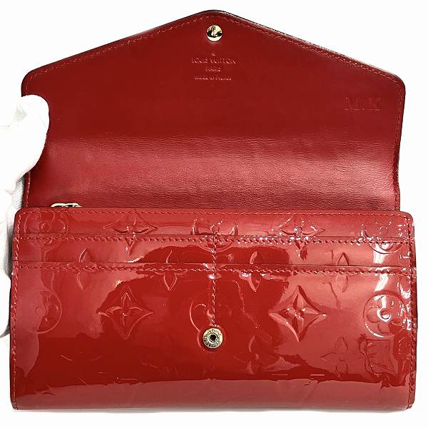 Louis Vuitton Vernis Portefeuille Sarah Long Wallet M90208 in New Condition