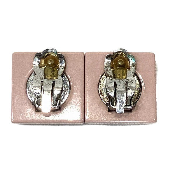Chanel Heart Rhinestone Earrings