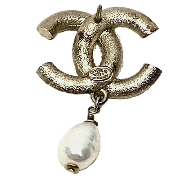 Chanel Coco Mark Stone Pearl Brooch