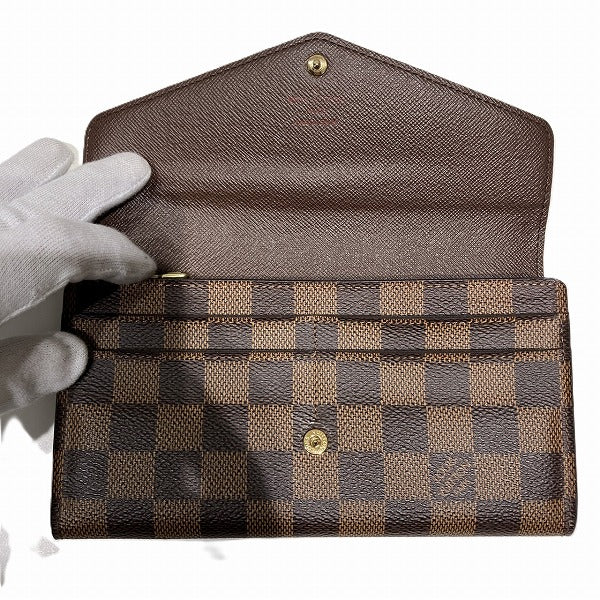 Louis Vuitton Damier Portefeuille Sarah Wallet N63209