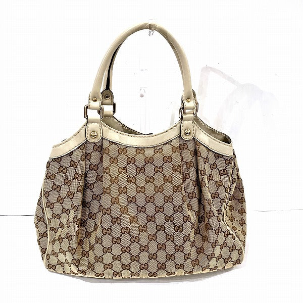 Luxury Gucci Trending 2025 Sukey GG Canvas Handbag 211944