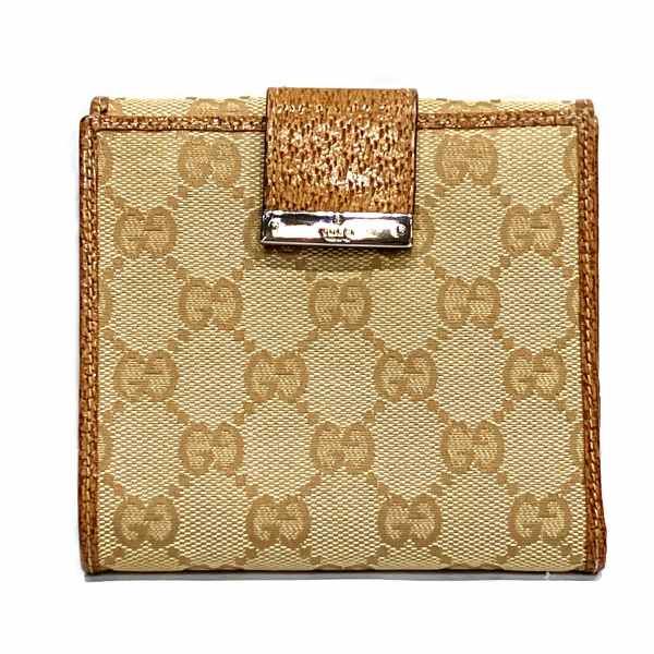 Luxury Gucci Trending 2025 Canvas Leather Bifold Wallet 115090