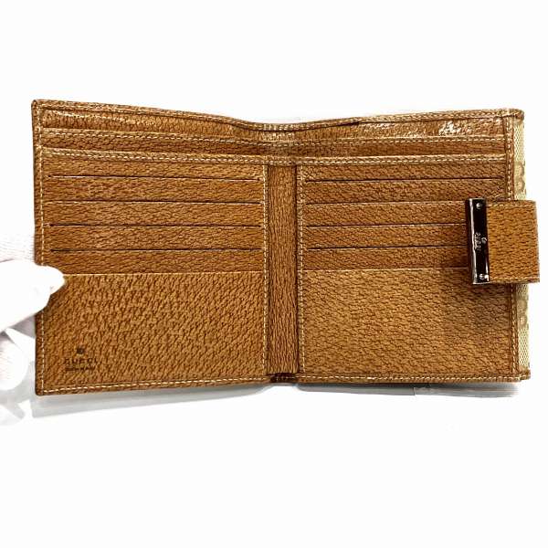 Luxury Gucci Trending 2025 Canvas Leather Bifold Wallet 115090