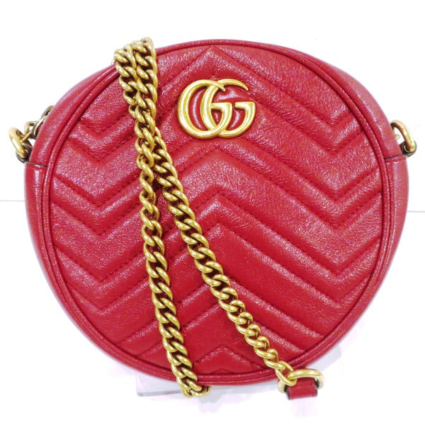 Luxury Gucci Trending 2025 GG Marmont Leather Shoulder Bag 550154
