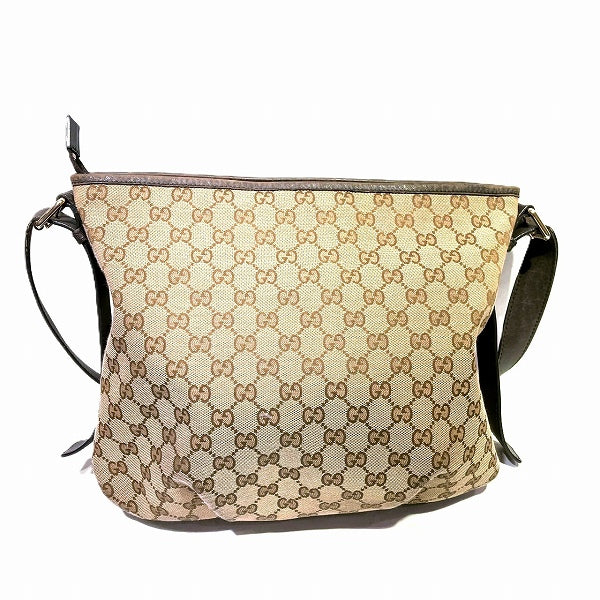 Luxury Gucci Trending 2025 GG Canvas Leather Shoulder Bag 388930