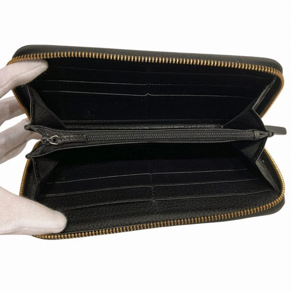 Luxury Gucci Trending 2025 Leather Interlocking G Zip Wallet