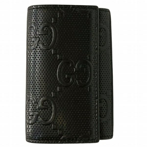Luxury Gucci Trending 2025 Leather GG Embossed Key Case 625565