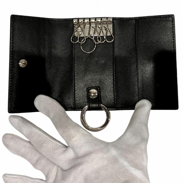Luxury Gucci Trending 2025 Leather GG Embossed Key Case 625565