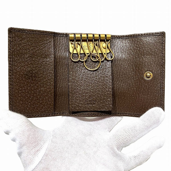 Luxury Gucci Trending 2025 GG Supreme Ophidia Key Case 603732