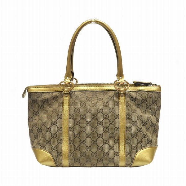 Luxury Gucci Trending 2025 Canvas Leather Heart Shape Tote Bag