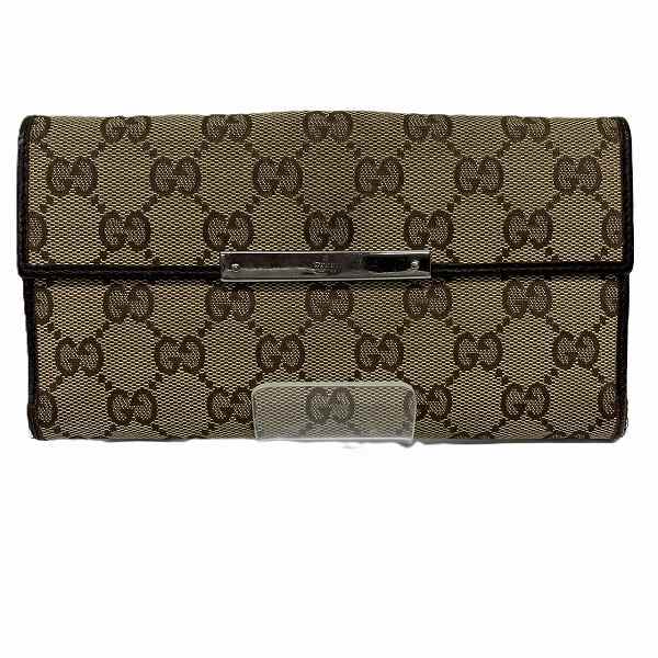 Luxury Gucci Trending 2025 GG Canvas Leather Long Wallet 112715