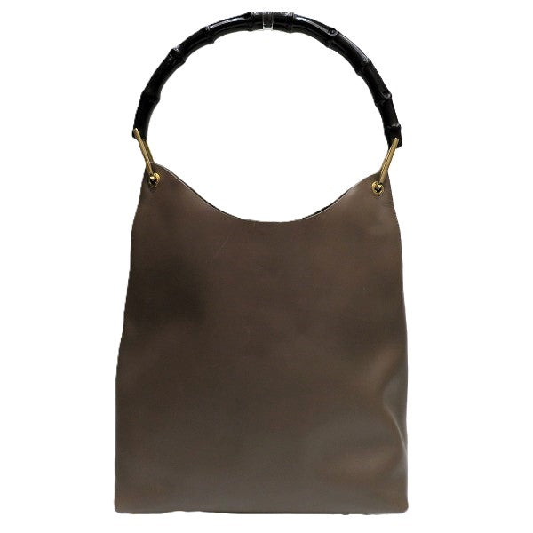 Luxury Gucci Trending 2025 Bamboo Leather Tote Shoulder Bag