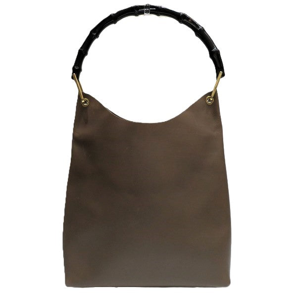 Luxury Gucci Trending 2025 Bamboo Leather Tote Shoulder Bag