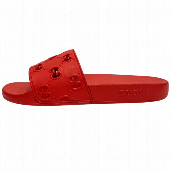 Luxury Gucci Trending 2025 GG Rubber Sandals Red 575957