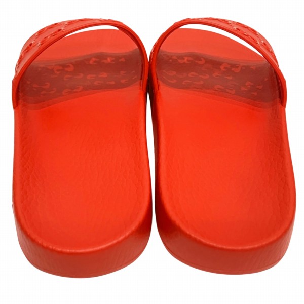 Luxury Gucci Trending 2025 GG Rubber Sandals Red 575957