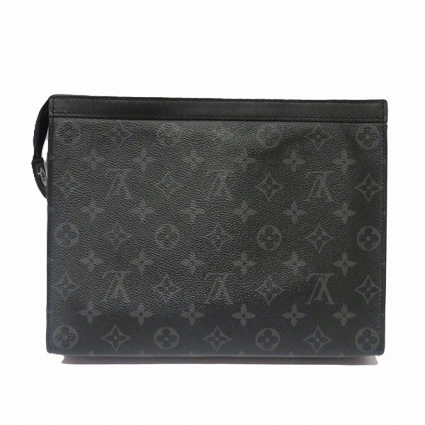 Louis Vuitton Monogram Eclipse Pochette Voyage MM Clutch M61692