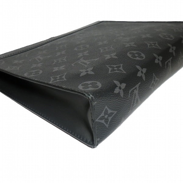 Louis Vuitton Monogram Eclipse Pochette Voyage MM Clutch M61692