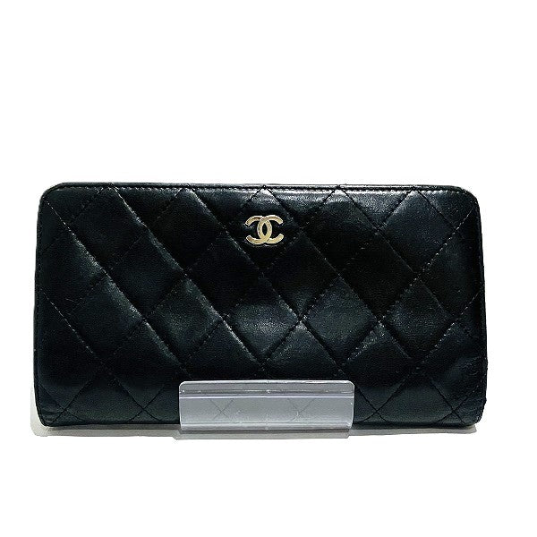 Chanel Matelasse Coco Mark Long Wallet