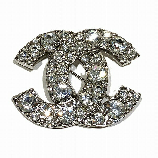 Chanel Coco Mark Rhinestone Brooch