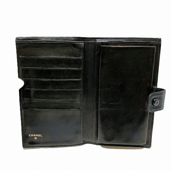 Chanel Coco Mark Leather Wallet