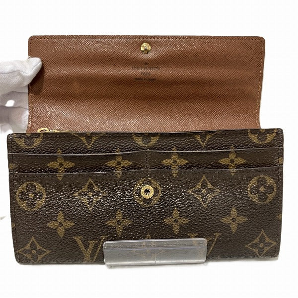 Louis Vuitton Monogram Sarah Long Wallet M61734