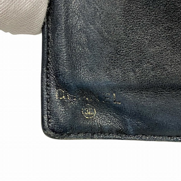 Chanel Caviar Skin Coco Mark Bifold Wallet