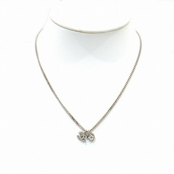 Chanel Coco Mark Rhinestone Necklace 09C