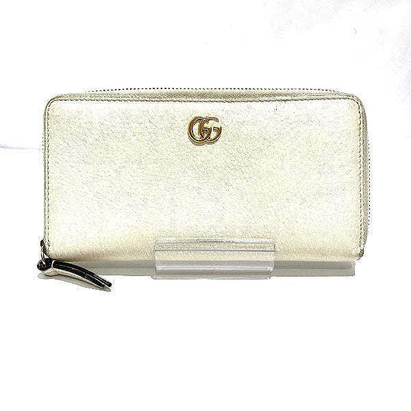 Luxury Gucci Trending 2025 GG Marmont Leather Zip Around Wallet