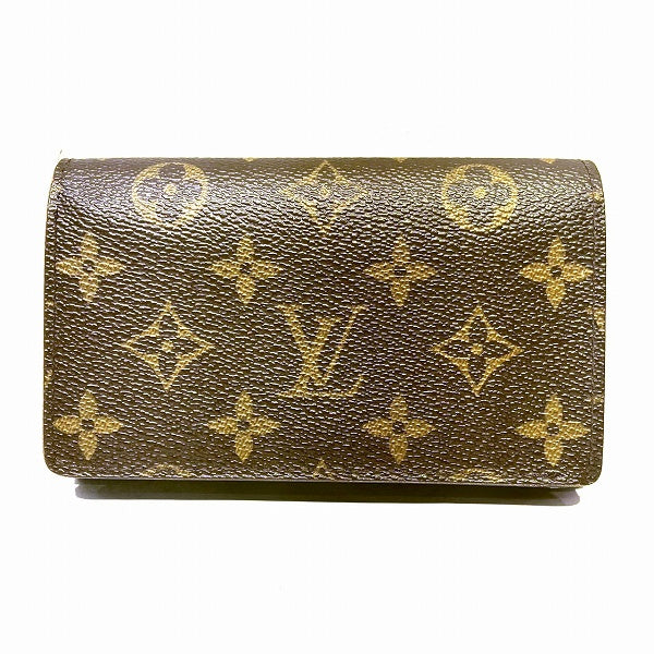 Louis Vuitton Monogram Portomone Bie Tresor Wallet M61730