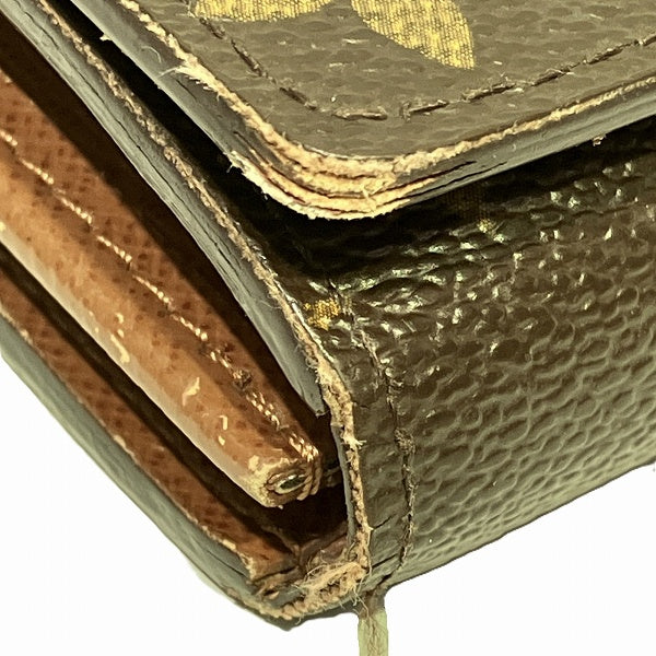 Louis Vuitton Monogram Portomone Bie Tresor Wallet M61730