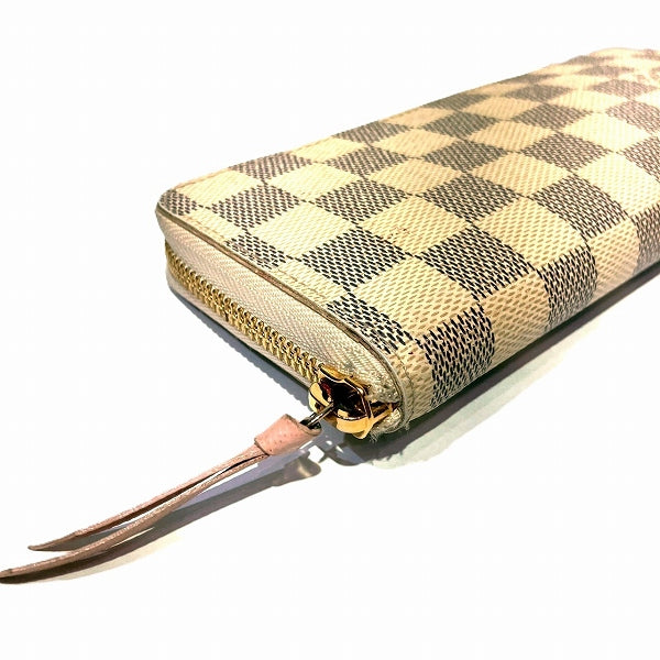 Louis Vuitton Damier Azur Canvas Clemence Long Wallet N61264
