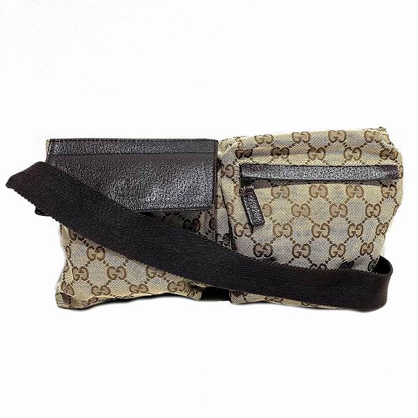 Luxury Gucci Trending 2025 GG Supreme Canvas Leather Waist Shoulder Bag