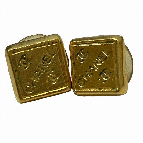 Chanel Vintage Square Earrings