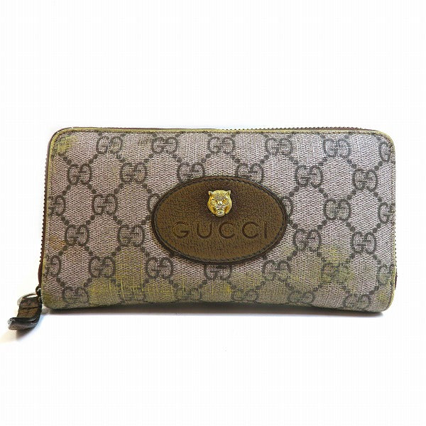 Luxury Gucci Trending 2025 GG Supreme Zip Around Wallet