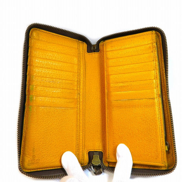 Luxury Gucci Trending 2025 GG Supreme Zip Around Wallet