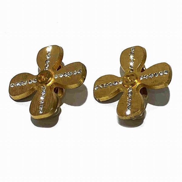 Chanel Clover Motif Earrings