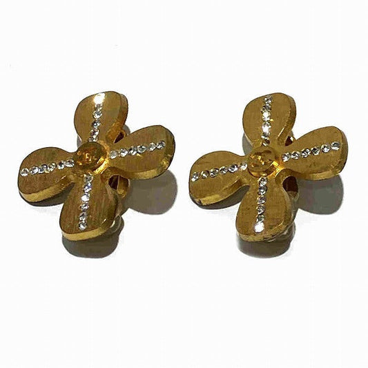 Chanel Clover Motif Earrings