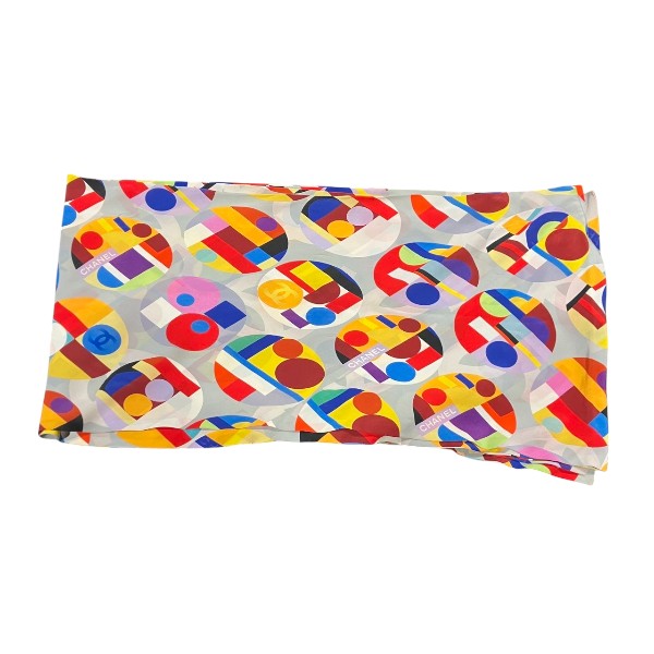 Chanel Silk Multicolor Scarf P50258V37269