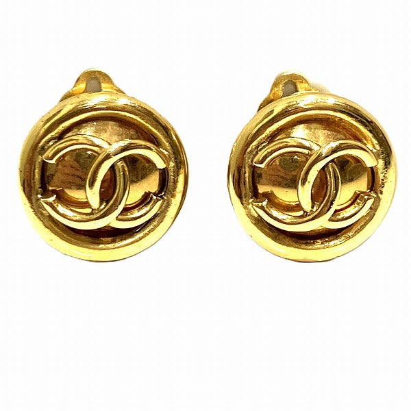 Chanel Coco Mark Earrings Clip-On