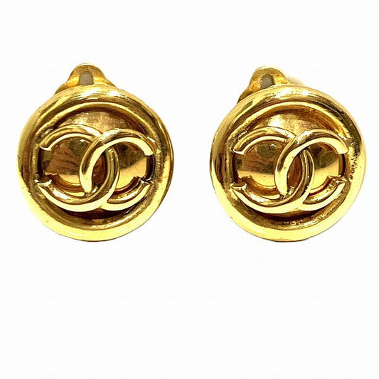 Chanel Coco Mark Earrings Clip-On