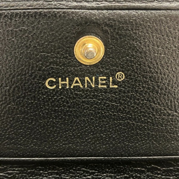 Chanel Leather Compact Trifold Wallet