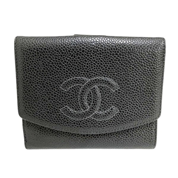 Chanel Caviar Skin Bifold Wallet