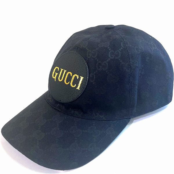 Luxury Gucci Trending 2025 GG Canvas Logo Patch Baseball Cap