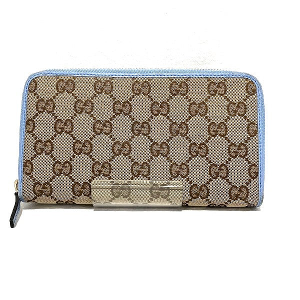 Luxury Gucci Trending 2025 Canvas Leather Zip Wallet 363423