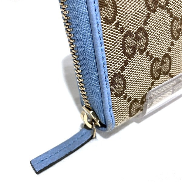 Luxury Gucci Trending 2025 Canvas Leather Zip Wallet 363423