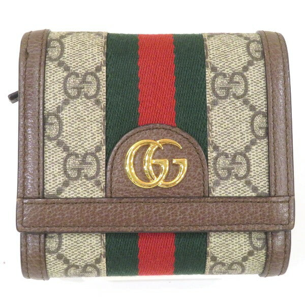 Luxury Gucci Trending 2025 Ophidia GG Supreme Canvas Wallet